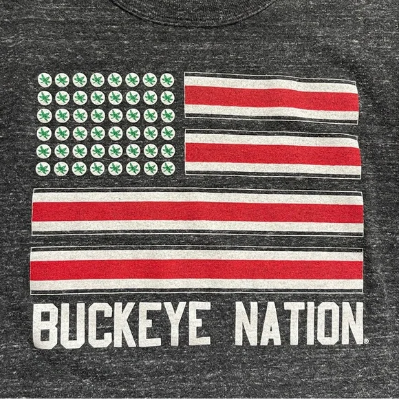Homage Ohio State Buckeyes Buckeye Nation Women’s Small Long Sleeve Tee Shirt - Picture 3 of 9